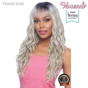 Vanessa Synthetic Hair Tops Slim Bang Swissilk Lace Front Wig - TBANG EXID